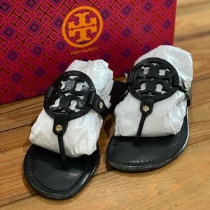 Tory Burch Black Miller Sandals